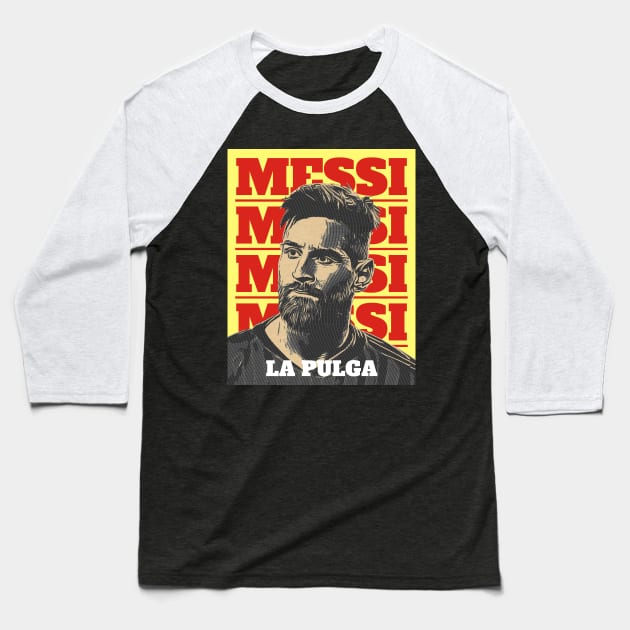 LA PULGA. THE GOAT. Baseball T-Shirt by MUVE